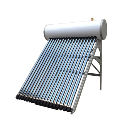 Сонячний нагрівач гарячої води з нержавіючої сталі на схиловому даху
